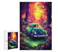 Jigsaw Puzzles for Adults 1000 PCS Vibrant Forest Sunset Beetle Puzzles for Teenagers Precision Cutting Difficult And Challenge Birthday And Unique Gifts 1000 PCS