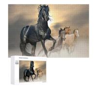Jigsaw Puzzles for Adults 1000 PCS Wild Horses Teenagers Puzzles DIY Toys Home Decoration Unique Birthday And Xmas Gifts 1000 PCS