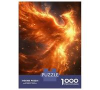 Jigsaw Puzzles for Adults 1000 Phoenix Bird Rising Adult Jigsaw Puzzle Toy Wall Decor Difficult Challenge Educational Challenge 52x38cm/1000pcs