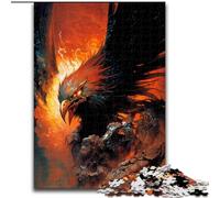 Jigsaw Puzzles for Adults 1000 Phoenix Dreamlike Made of Wood, Toys Gift Educational Intellectual Decompressing Fun Family Game 50x75cm for Family Interactive Game