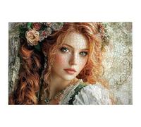 Jigsaw Puzzles for Adults 1000 Piece, 1000 Piece Flower Jigsaw Puzzles for Adults, Challenging Princess Jigsaws for the Whole Family, Wooden Puzzle for Home Decor, Gifts for Women and Men, -8882