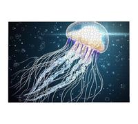 Jigsaw Puzzles for Adults 1000 Piece, 1000 Piece Jellyfish Jigsaw Puzzles for Adults, Challenging Animal Jigsaws for the Whole Family, Wooden Puzzle for Home Decor, Gifts for Women and Men, -8896