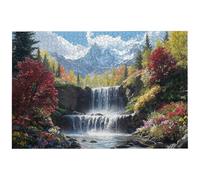 Jigsaw Puzzles for Adults 1000 Piece, 1000 Piece Landscape Jigsaw Puzzles for Adults, Challenging Fall Jigsaws for the Whole Family, Wooden Puzzle for Home Decor, Gifts for Women, Gifts for Men, -7354