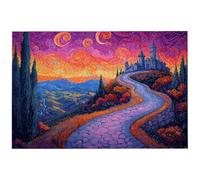 Jigsaw Puzzles for Adults 1000 Piece, 1000 Piece Mystery Jigsaw Puzzles for Adults, Challenging Fantasy Jigsaws for the Whole Family, Wooden Puzzle for Home Decor, Gifts for Women and Men, -8390