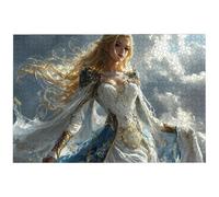 Jigsaw Puzzles for Adults 1000 Piece, 1000 Piece Princess Jigsaw Puzzles for Adults, Challenging Beauty Jigsaws for the Whole Family, Wooden Puzzle for Home Decor, Gifts for Women and Men, -6638
