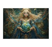 Jigsaw Puzzles for Adults 1000 Piece, 1000 Piece Princess Jigsaw Puzzles for Adults, Challenging Earth Jigsaws for the Whole Family, Wooden Puzzle for Home Decor, Gifts for Women, Gifts for Men, -7232