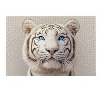 Jigsaw Puzzles for Adults 1000 Piece, 1000 Piece Tiger Jigsaw Puzzles for Adults, Challenging Animal Jigsaws for the Whole Family, Wooden Puzzle for Home Decor, Gifts for Women, Gifts for Men, -7298