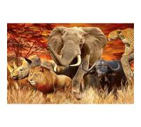 Jigsaw Puzzles for Adults 1000 piece,29.5x19.7 inch puzzle for adults Educational Game Challenge Toy 1000 Pieces puzzles for Adult Kids Decoration Puzzle African Animals