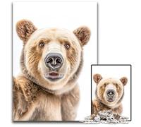 Jigsaw Puzzles for Adults 1000 Piece A Bear Taking A Selfie_206075b Jigsaw Puzzles Family Game Night Fun, DIY Decorative Artwork 300 PCS