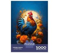Jigsaw Puzzles for Adults 1000 Piece A Roosters Dream Teenager Puzzles Hands-on Game Home Decoration Christmas Birthday Gifts 52x38cm/1000pcs