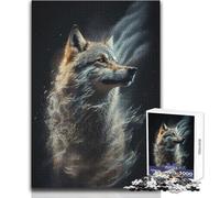 Jigsaw Puzzles for Adults 1000 Piece A Sandy Wind Wolf Hands-on Game Learning Educational Gift For Birthdays Size 50x75cm