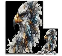 Jigsaw Puzzles for Adults 1000 Piece Abstract Eagle Portrait Jigsaw Puzzles for Adults Creative Family Game & Home Decor for Teenagers 1000 PCS(75x50cm)