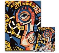 Jigsaw Puzzles for Adults 1000 Piece Abstract Egyptian Portrait Difficult Puzzles for Adults DIY Home Decor Gift Brain Teaser Game 1000 PCS(75x50cm)