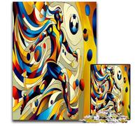 Jigsaw Puzzles for Adults 1000 Piece ABSTRACT EPIC FOOTBALL Difficult Puzzles for Adults Challenging DIY Brain Teaser for Teenagers 1000 PCS(38x26cm)