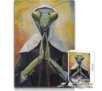 Jigsaw Puzzles for Adults 1000 Piece Abstract Mantis Nun Hands-on Game Learning Educational Gift For Birthdays Size 50x75cm