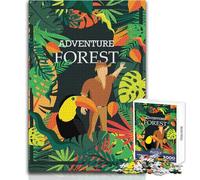 Jigsaw Puzzles for Adults 1000 Piece Adventure on The Forest Hands-on Game Learning Educational Gift For Birthdays Size 38x26cm
