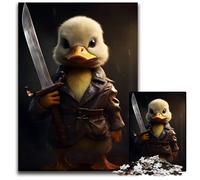 Jigsaw Puzzles for Adults 1000 Piece Adventurer Duck Realistic Puzzles for Adults Home Activity for Holidays Birthdays And Family Game Nights 1000 PCS(75x50cm)