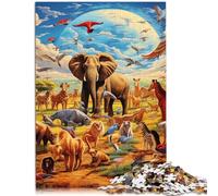 Jigsaw Puzzles for Adults 1000 Piece African animals Challenging Game 26x38cm Birthday Present Gifts Wall Art for teenager 14+
