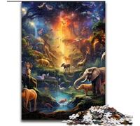 Jigsaw Puzzles for Adults 1000 Piece African Animals Puzzle Brain-Challenging DIY Decorative Game, Family Interactive Toy (size : 26x38cm)