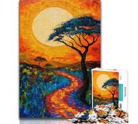 Jigsaw Puzzles for Adults 1000 Piece African Grasslands Teenager Jigsaw,Challenging Game Toys Wall Decoration Unique Birthday And Xmas Gifts (size 38x26cm)