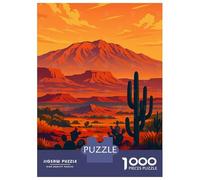 Jigsaw Puzzles for Adults 1000 Piece Albuquerque New Mexico Travel Poster Puzzles for Adults Relaxing Games A Work of Art Fun Activities at Home 38x26cm/1000pcs