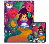 Jigsaw Puzzles for Adults 1000 Piece Alice in Wonder Puzzles for Adults Family Fun Activity Brain Challenge for Teenager 1000 PCS(38x26cm)