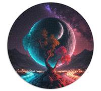 Jigsaw Puzzles for Adults 1000 Piece Alien Planet Cardboard Puzzles Brain Teaser Game for Teenagers,Perfect 67.5x67.5 cm