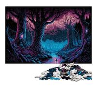 Jigsaw Puzzles for Adults 1000 Piece Alien Planet Impossible Jigsaw Puzzles for Adults Ideal for Family Fun, Relaxation 50x75CM/19.68x29.52inch