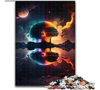 Jigsaw Puzzles for Adults, 1000 Piece Alien Planet Landscape Jigsaw Puzzles for Adults 1000 Piece for Teenagers Educational Games Gifts (Szie 50x75 cm)