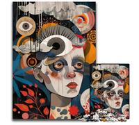 Jigsaw Puzzles for Adults 1000 Piece All Eyes on Me Surreal Art Jigsaw Puzzles Perfect for Family Fun on Christmas Thanksgiving Birthdays & Easter 1000 PCS(38x26cm)