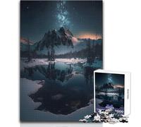 Jigsaw Puzzles for Adults 1000 Piece Alpine Views Hands-on Game Learning Educational Gift For Birthdays Size 38x52cm
