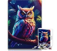 Jigsaw Puzzles for Adults 1000 Piece Amazing Owl d Hands-on Game Learning Educational Gift For Birthdays Size 38x52cm