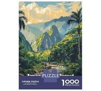 Jigsaw Puzzles for Adults 1000 Piece Amazon Rainforest Peru Travel Adult Puzzles Toy Wall Decor Wall Decoration Deal As Gifts for The Whole Family 52x38cm/1000pcs