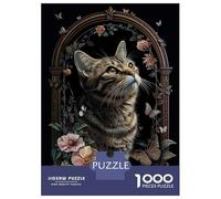 Jigsaw Puzzles for Adults 1000 Piece American Shorthair Teenager Puzzles Hands-on Game Home Decoration Christmas Birthday Gifts 38x26cm/1000pcs