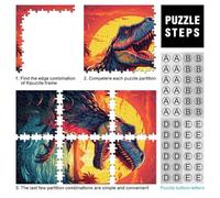 Jigsaw Puzzles for Adults 1000 Piece an a giant dinosaur Educational Toys 26x38cm Unique Home Decor and Gifts for teenager 14+