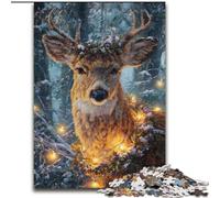 Jigsaw Puzzles for Adults 1000 Piece An Elegant Deer Jigsaw Perfect for Teenagers, Family Bonding, Brain Teaser & DIY Home Decor Gift (size 50x75cm)