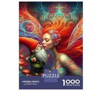 Jigsaw Puzzles for Adults 1000 Piece An Enchantress Kiss Jigsaw for Adults Fun Games Wall Art Unique Birthday And Xmas Gifts 52x38cm/1000pcs