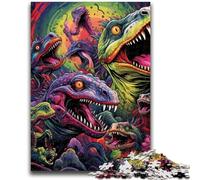 Jigsaw Puzzles for Adults 1000 Piece Ancient Dinosaurs 1000 Pieces for Teenagers,Educational Toy Funny Family Games Unique Home Decor (50x75cm)
