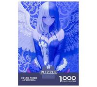 Jigsaw Puzzles for Adults 1000 Piece Angel & Demon Anime Girl Jigsaw for Adults Fun Games Wall Art Unique Birthday And Xmas Gifts 70x50cm/1000pcs