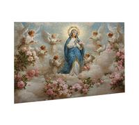 Jigsaw Puzzles for Adults 1000 Piece Angel Jigsaw Puzzle-Colourful, Challenging Game/Brainteasing Adult Jigsaws, The Whole 3D Jigsaw Gifts for Women, Men Beautiful Decoration-Holy Mother fr0-135