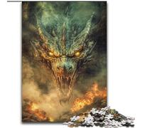 Jigsaw Puzzles for Adults 1000 Piece Angry Dragon Jigsaw Family Bonding Activity, Unique Gift for Holidays & Birthdays (size 50x75cm)