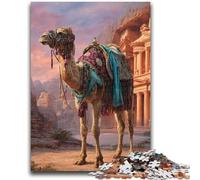 Jigsaw Puzzles for Adults 1000 Piece Animal Camel Puzzles for Teenagers,Challenging Game Gifts for Is Ideal As A Gift for The Whole Family (50x75cm)