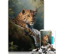 Jigsaw Puzzles for Adults 1000 Piece Animal Cheetah Adult Jigsaw,Decompressing Intellectual Educational Toy Birthday Gift (size 75x50cm)