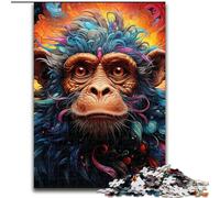 Jigsaw Puzzles for Adults, 1000 Piece Animal Gorillas Jigsaws 1000 Pieces for Adults Challenging DIY Art for Enthusiasts, for Relaxation (Szie 26x38cm)