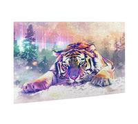 Jigsaw Puzzles for Adults 1000 Piece Animal Jigsaw Puzzle - Colourful, Challenging Game & Brainteasing Adult Jigsaws, The Whole 3D Jigsaw Gifts for Women, Men Beautiful Decoration Tiger K0F-368