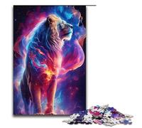 Jigsaw Puzzles for Adults 1000 Piece Animal Nebula Lion Jigsaw Puzzles Games Toys Gift Suitable for Desktop Decoration 1000PCS(38x26cm)