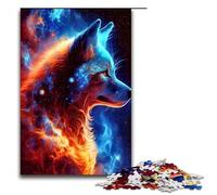Jigsaw Puzzles for Adults 1000 Piece Animal Nebula Wolf Jigsaw Puzzles Games Toys Gift Suitable for Desktop Decoration 1000 PCS(75x50cm)