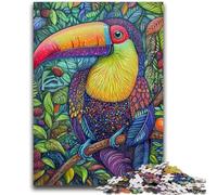 Jigsaw Puzzles for Adults 1000 Piece Animal Toucan 1000 Pieces for Teenagers,Educational Games Home Decoration Unique Home Decor And Gifts (50x75cm)