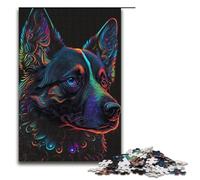 Jigsaw Puzzles for Adults 1000 Piece Animal Wolf Jigsaw Puzzles Games Toys Gift Suitable for Desktop Decoration 1000 PCS(38x26cm)