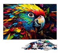 Jigsaw Puzzles for Adults 1000 Piece Animals Birds Parrots Jigsaw Puzzles Colorful Home Decor & Interactive Family Game, 50x75CM/19.68x29.52inch